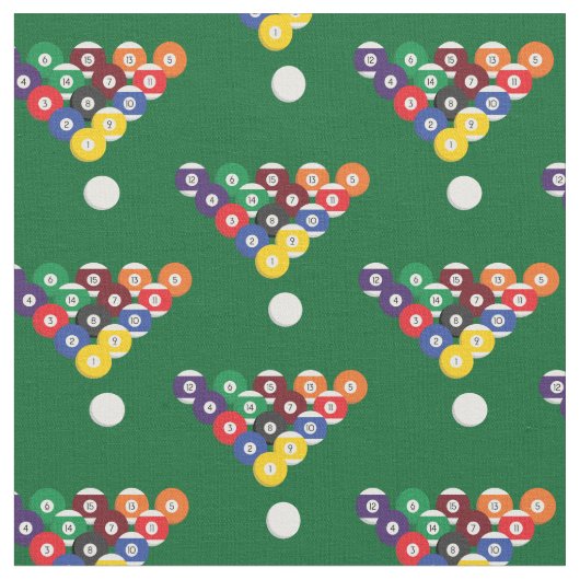 プールビリヤード競技バーゲーム ファブリック (クローズアップ)
