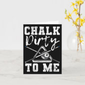 プールビリヤード選手のために作られたチョーク汚れ カード (黄色い花)