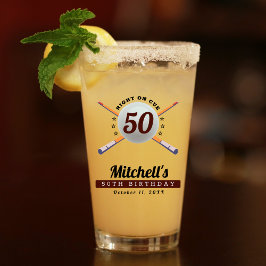 プールビリヤード50th誕生日パーティー タンブラーグラス