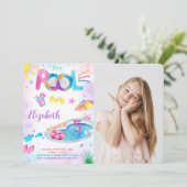 プールフォト招待状 招待状 (スタンド正面)