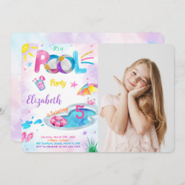 プールフォト招待状 招待状