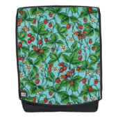 プールブルーの野生のイチゴ バックパック (正面)