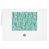 プールブルーの雪だるま (裏面横)