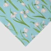 プールブルーの雪だるま 薄葉紙 (詳細)