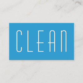 プールブルーハウスクリーニングシンプルスタイルV38A 名刺