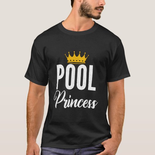 プールプリンセス ビリヤード プリンセス Tシャツ (正面)