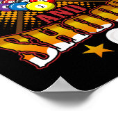 プールプレイヤーのビリヤードを閉じて撮影 ポスター (角)