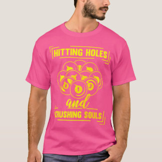 プールプレイヤービリヤードおもしろいプールビリヤードCue Tシャツ