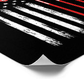 プールプレイヤー米国国旗 ポスター (角)