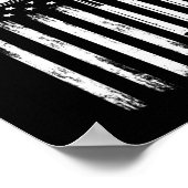 プールプレイヤー米国国旗 ポスター (角)