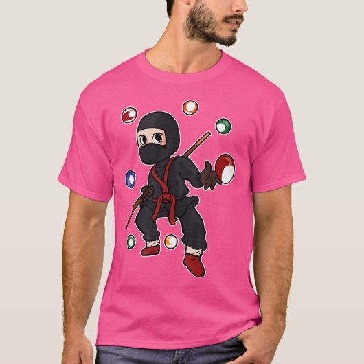 プールプレーヤーの場合 Tシャツ (正面)