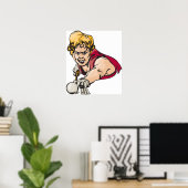 プールプレーヤー ポスター (ホームオフィス)