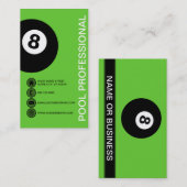 プールプロフェッショナルバブル 名刺 (正面/裏面)