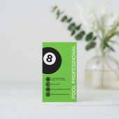 プールプロフェッショナルバブル 名刺 (スタンド正面)