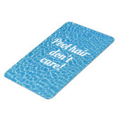 プールヘアは気におもしろいスイミングプール引用文 マグネット (左側)