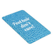 プールヘアは気におもしろいスイミングプール引用文 マグネット (右側)