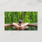 プールホットタブサウナ建築修理サービス 名刺 (裏面)