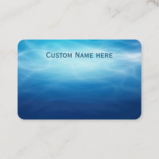 プールホットタブスパカスタム名刺 名刺 (裏面)