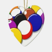 プールホールボールラックEmスポーツレジャービリヤード セラミックオーナメント (左)