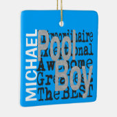 プールボーイエクストラノーネアカスタム セラミックオーナメント (右)