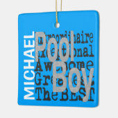 プールボーイエクストラノーネアカスタム セラミックオーナメント (左)