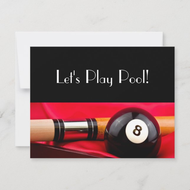 プールボールとキュー (正面)