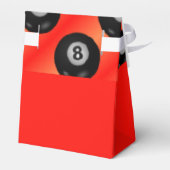 プールボールの赤いパターン フェイバーボックス (裏面サイド)