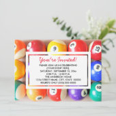 プールボール招待状 招待状 (スタンド正面)