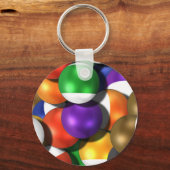 プールボール キーホルダー (正面)