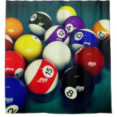 プールボール シャワーカーテン (正面)