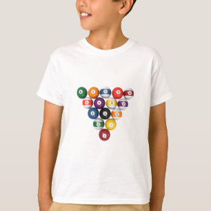 プールボール/ビリヤード:3Dモデル: Tシャツ