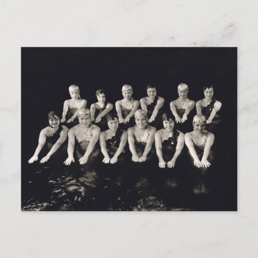 プールポストカードに女の子を表示 – 1706681.jpg ポストカード (正面)