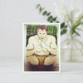 プールポストカードの男 ポストカード (スタンド正面)