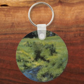 プールメドフィールドバイデニス・ミラー・バンカー、ヴィンテージ・アート キーホルダー (正面)