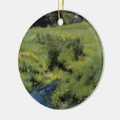 プールメドフィールドバイデニス・ミラー・バンカー、ヴィンテージ・アート セラミックオーナメント (左)