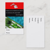 プールモダンエステート付きハ実在ウス 名刺 (正面/裏面)