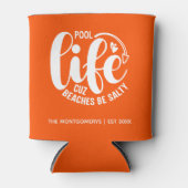 プールライフオレンジ 缶クーラー (正面)