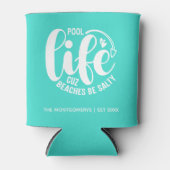 プールライフターコイズ 缶クーラー (正面)