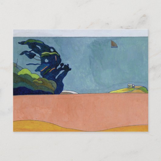 プールランドスケープ， c.1892 ポストカード (正面)