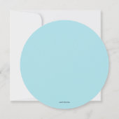 プールリング サマー スイム バースデー パーティー 招待状 (裏面)