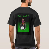 プールリーグチームワイシャツ-不適当な物 Tシャツ (裏面)