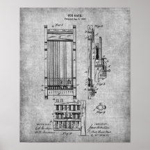 プールルームデコールプリント13プールキューラック特許
