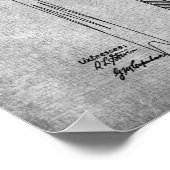 プールルームデコールプリント4 ポスター (角)