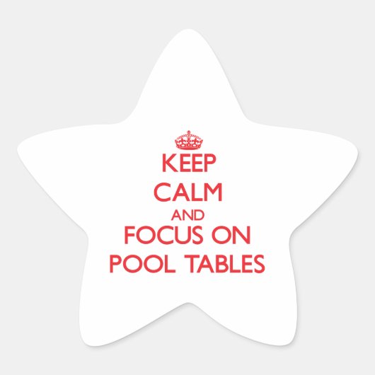 プール保のテーブルに集中して構成 星シール (正面)