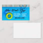 プール修理業者の名刺 名刺 (正面/裏面)