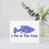 プール内のおしっこ ポストカード (スタンド正面)