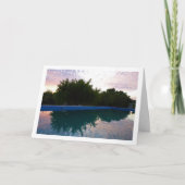 プール内のクラウドリフレクション カード (正面)