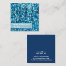 プール内のタイリング