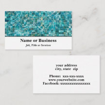 プール内のタイリング