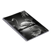 プール内のフラミンゴ ノートブック (右側)